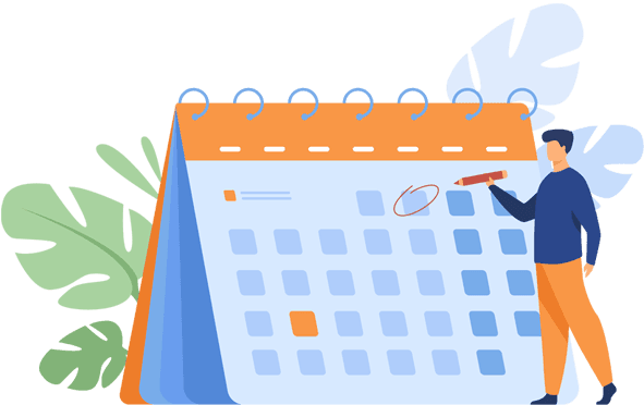 Appointment booking illustration